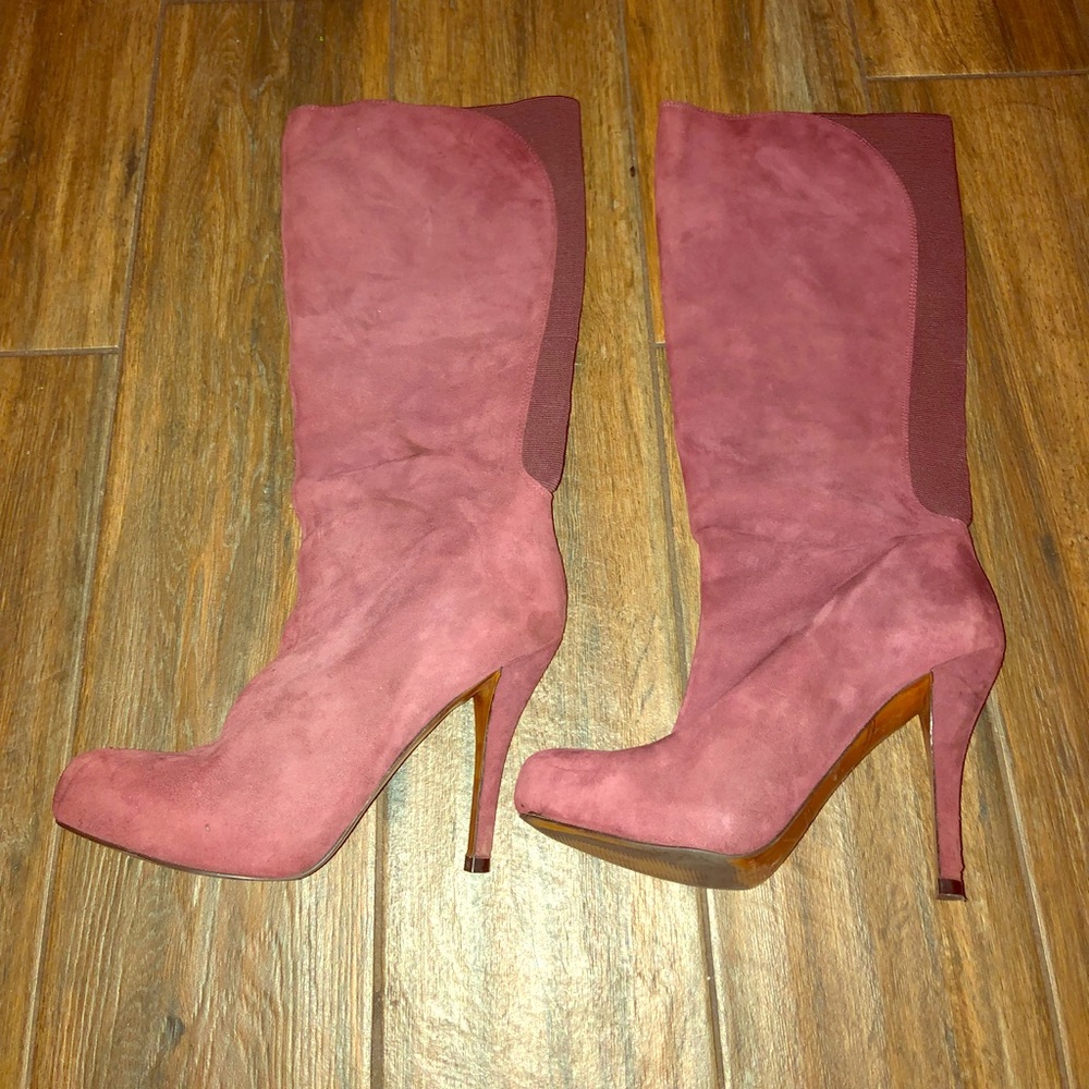 Enzo Angiolini boots in plum color women’s